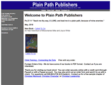 Tablet Screenshot of plainpath.org